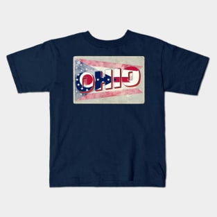 Ohio Vintage style retro souvenir Kids T-Shirt